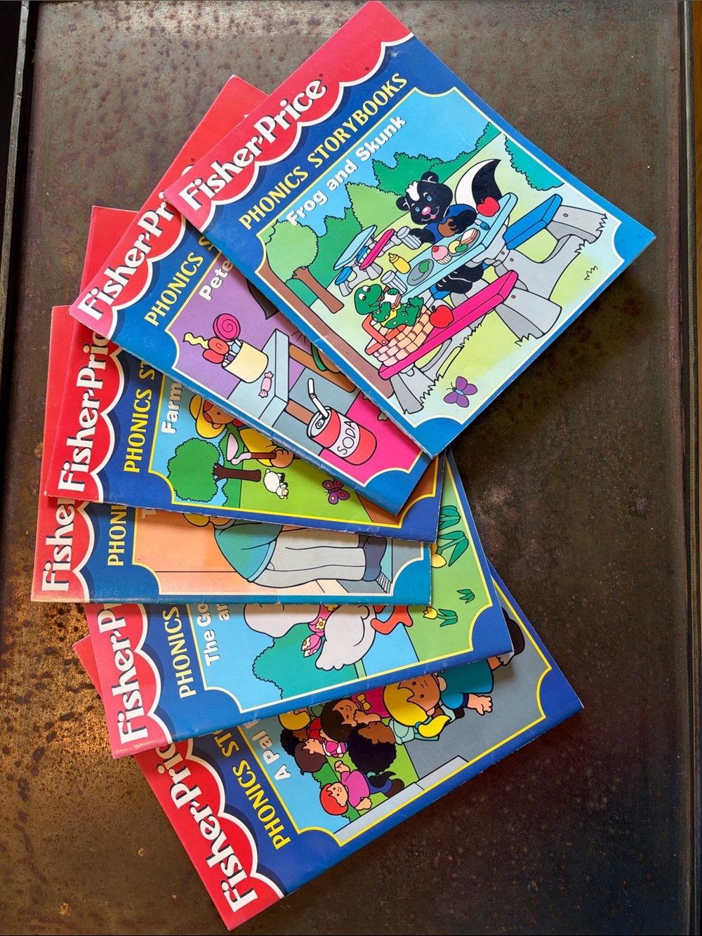 Fisher-Price Phonics Storybook Set - 1998 Series Complete Set-Softback Set of 6